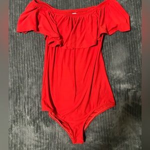 Off shoulder bodysuit